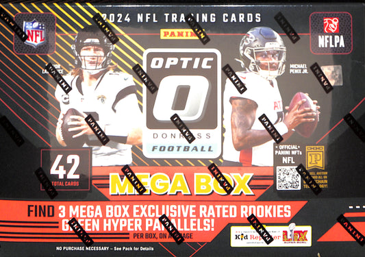 2024 Panini Donruss Optic Mega Box - Football - Sealed Wax
