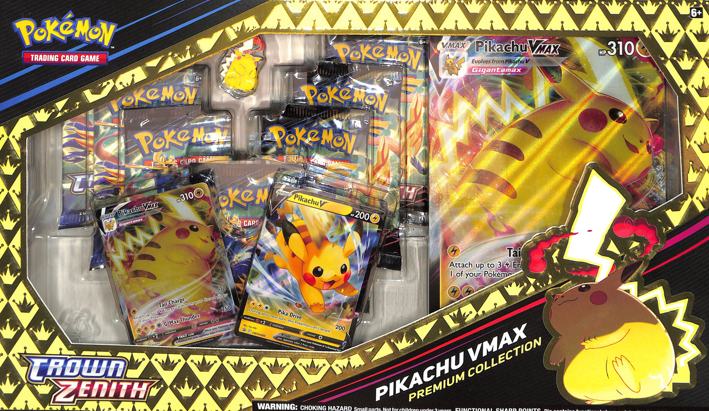 Pokemon Crown Zenith Pikachu VMax Premium Collection - Sealed Wax