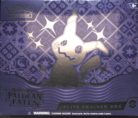 Pokemon Scarlet & Violet Paldean Fates Elite Trainer Box - Sealed Wax