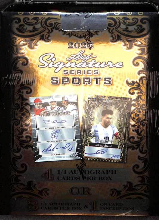 2025 Leaf Legnatures Series Sports Hobby Box - Multi-Sport - Sealed Wax