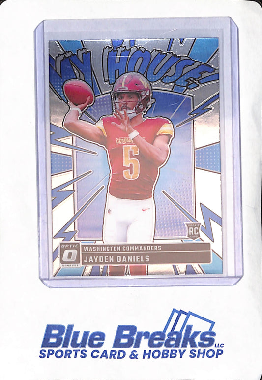 2024 Panini Donruss Optic - Jayden Daniels - My House - RC - Washington Commanders - Football - #9