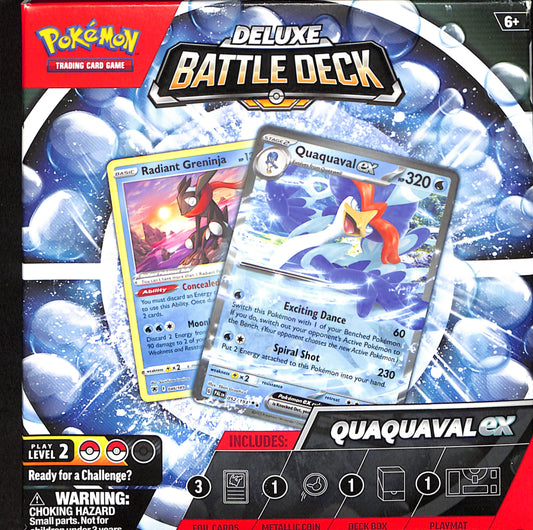 Pokemon Deluxe Battle Deck - Quaquaval - Sealed Wax