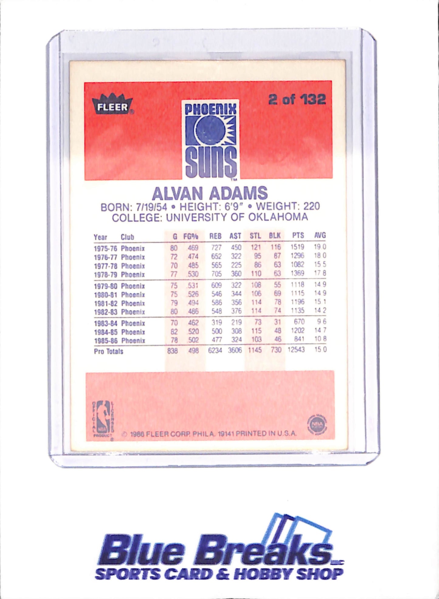 1986 Fleer Basketball Set 1-132 (No Stickers) - Michael Jordan - Complete Set