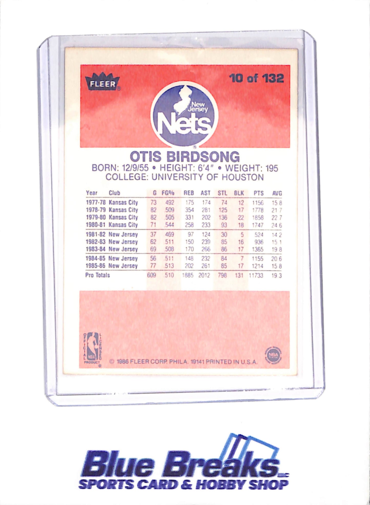 1986 Fleer Basketball Set 1-132 (No Stickers) - Michael Jordan - Complete Set