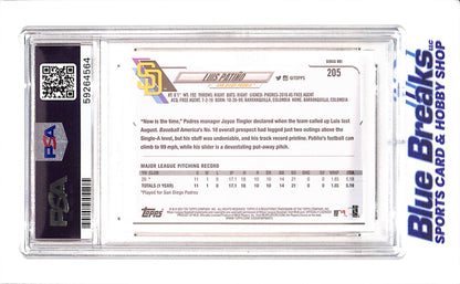 2021 Topps - Series One - Luis Patino - RC - #205 - PSA 9 - baseball - Padres