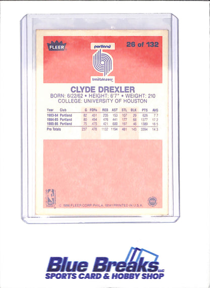 1986 Fleer Basketball Set 1-132 (No Stickers) - Michael Jordan - Complete Set