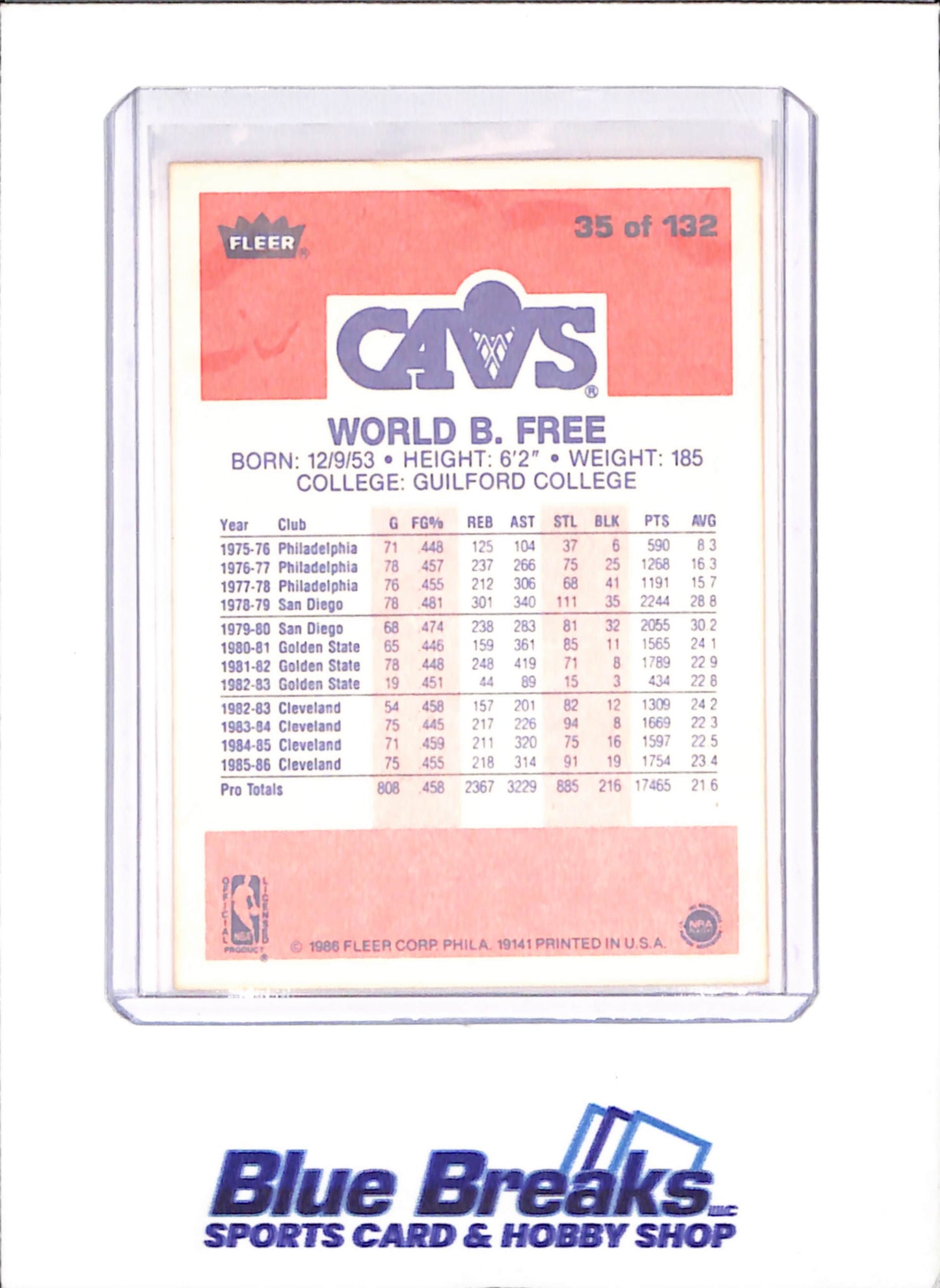 1986 Fleer Basketball Set 1-132 (No Stickers) - Michael Jordan - Complete Set