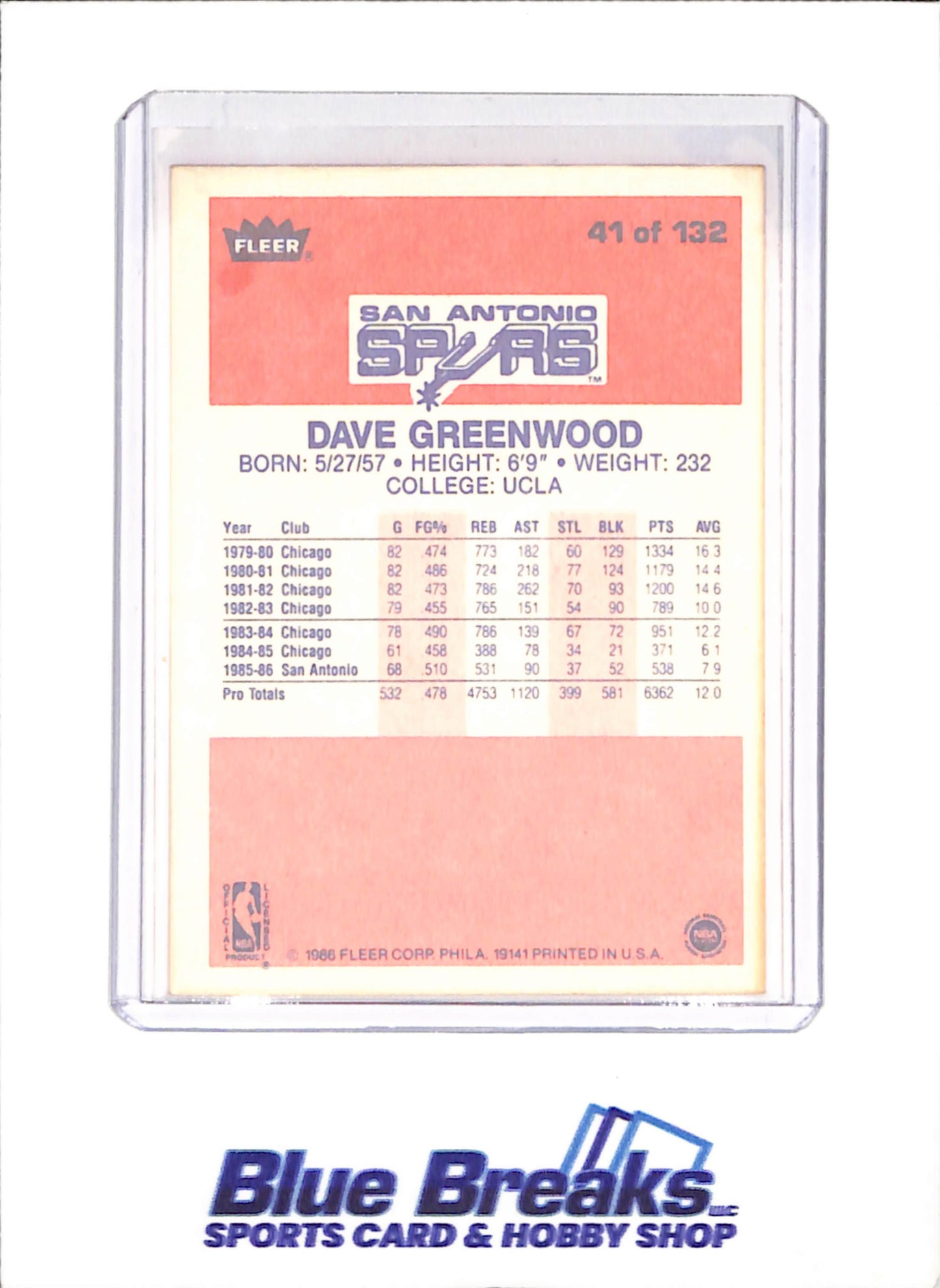 1986 Fleer Basketball Set 1-132 (No Stickers) - Michael Jordan - Complete Set