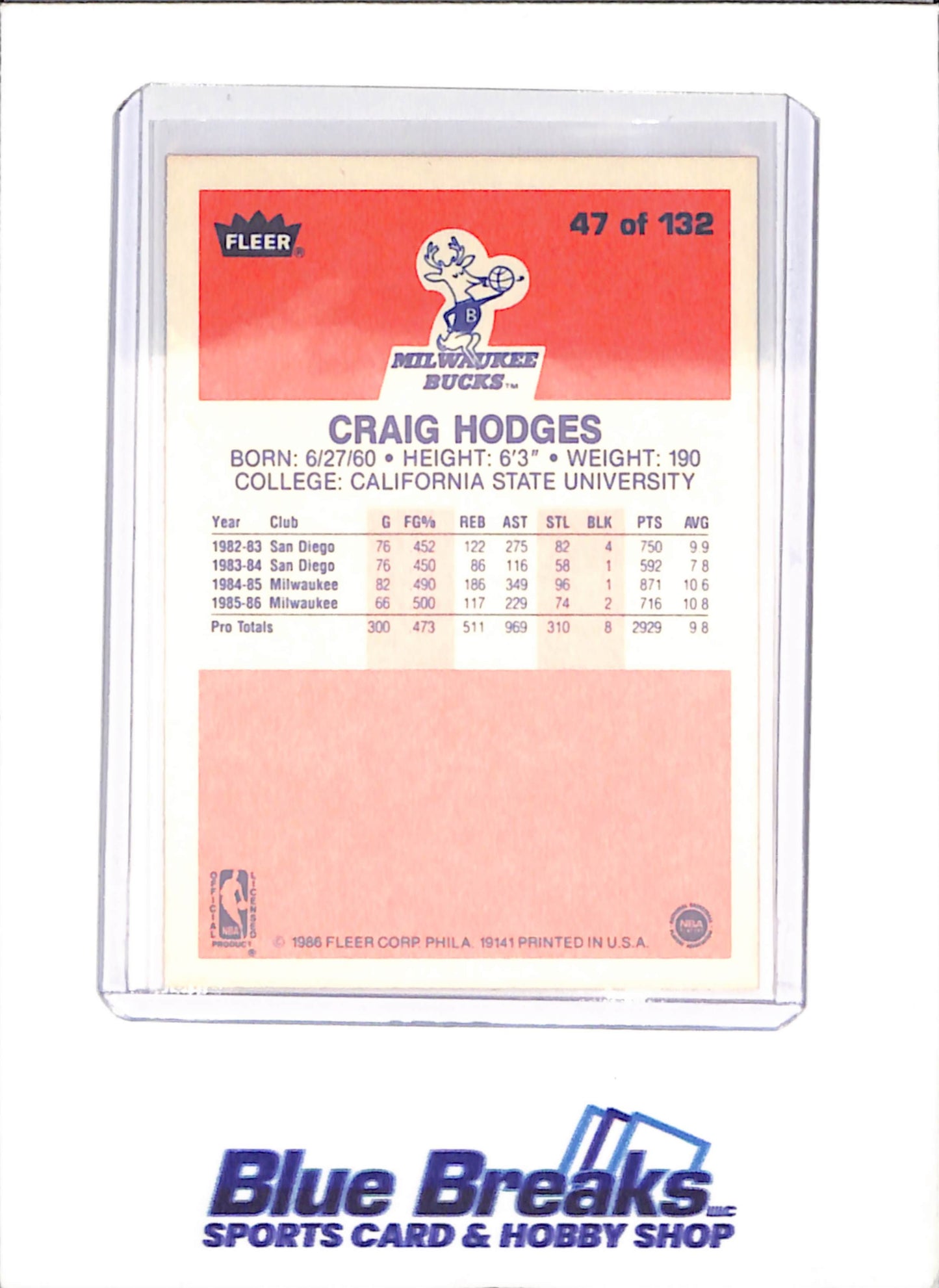1986 Fleer Basketball Set 1-132 (No Stickers) - Michael Jordan - Complete Set
