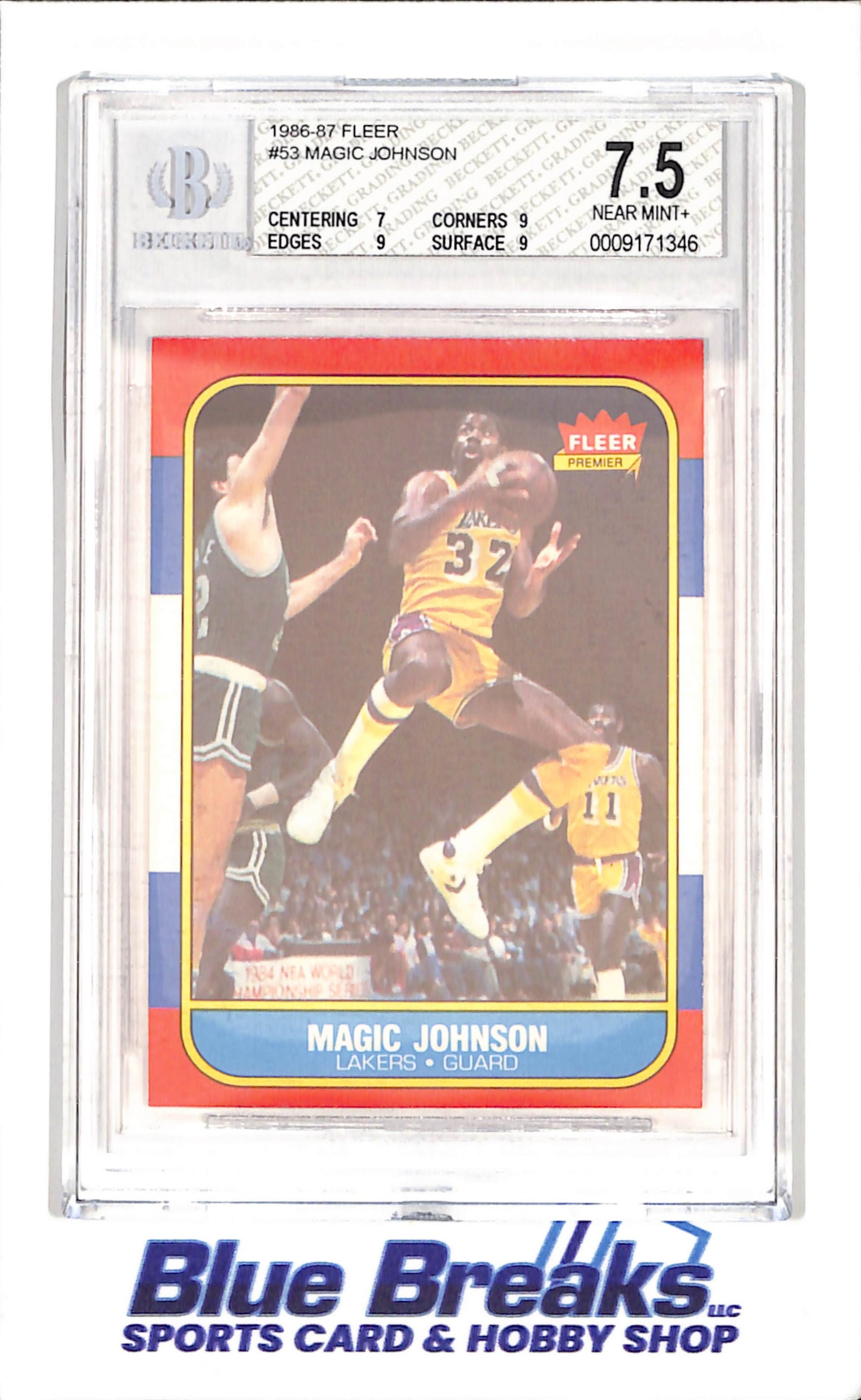 1986 Fleer Basketball Set 1-132 (No Stickers) - Michael Jordan - Complete Set