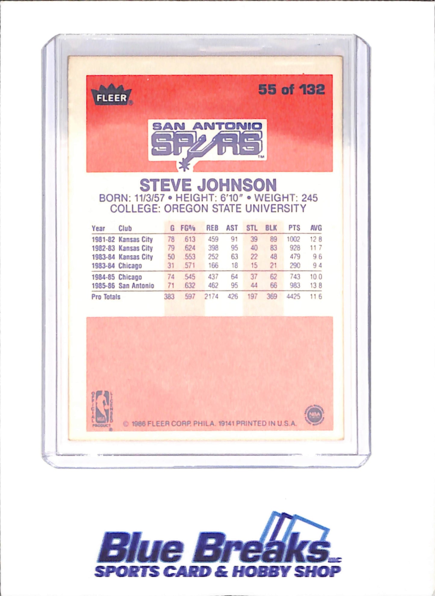 1986 Fleer Basketball Set 1-132 (No Stickers) - Michael Jordan - Complete Set