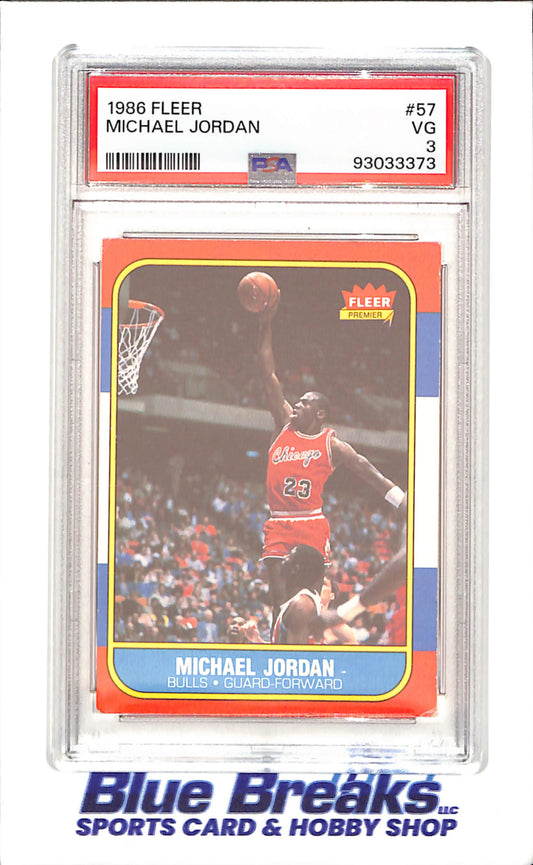 1986 Fleer Basketball Set 1-132 (No Stickers) - Michael Jordan - Complete Set