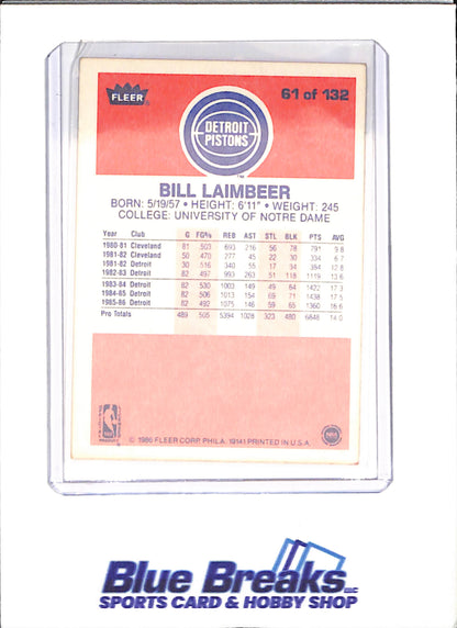 1986 Fleer Basketball Set 1-132 (No Stickers) - Michael Jordan - Complete Set