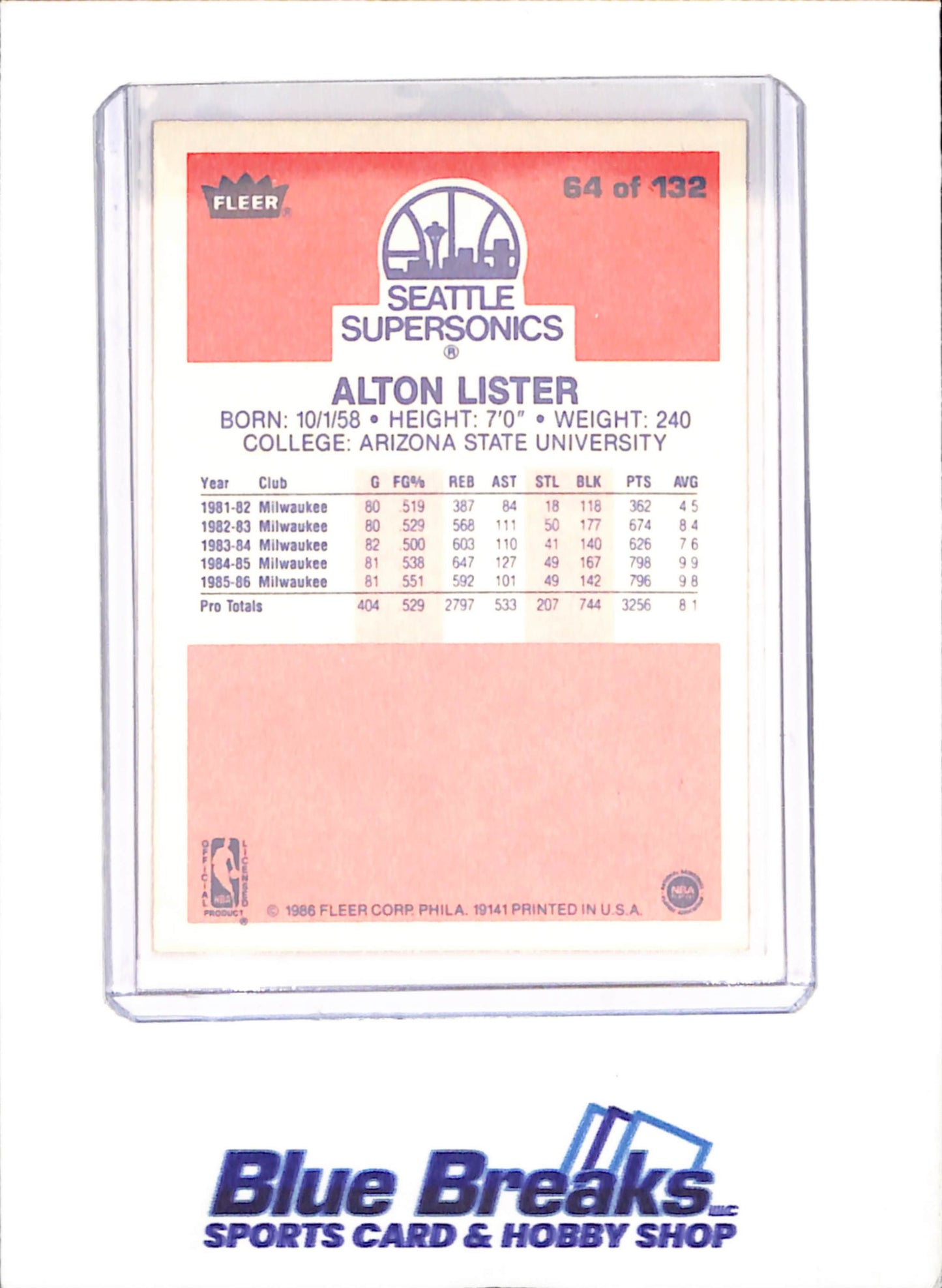 1986 Fleer Basketball Set 1-132 (No Stickers) - Michael Jordan - Complete Set