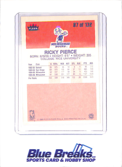1986 Fleer Basketball Set 1-132 (No Stickers) - Michael Jordan - Complete Set