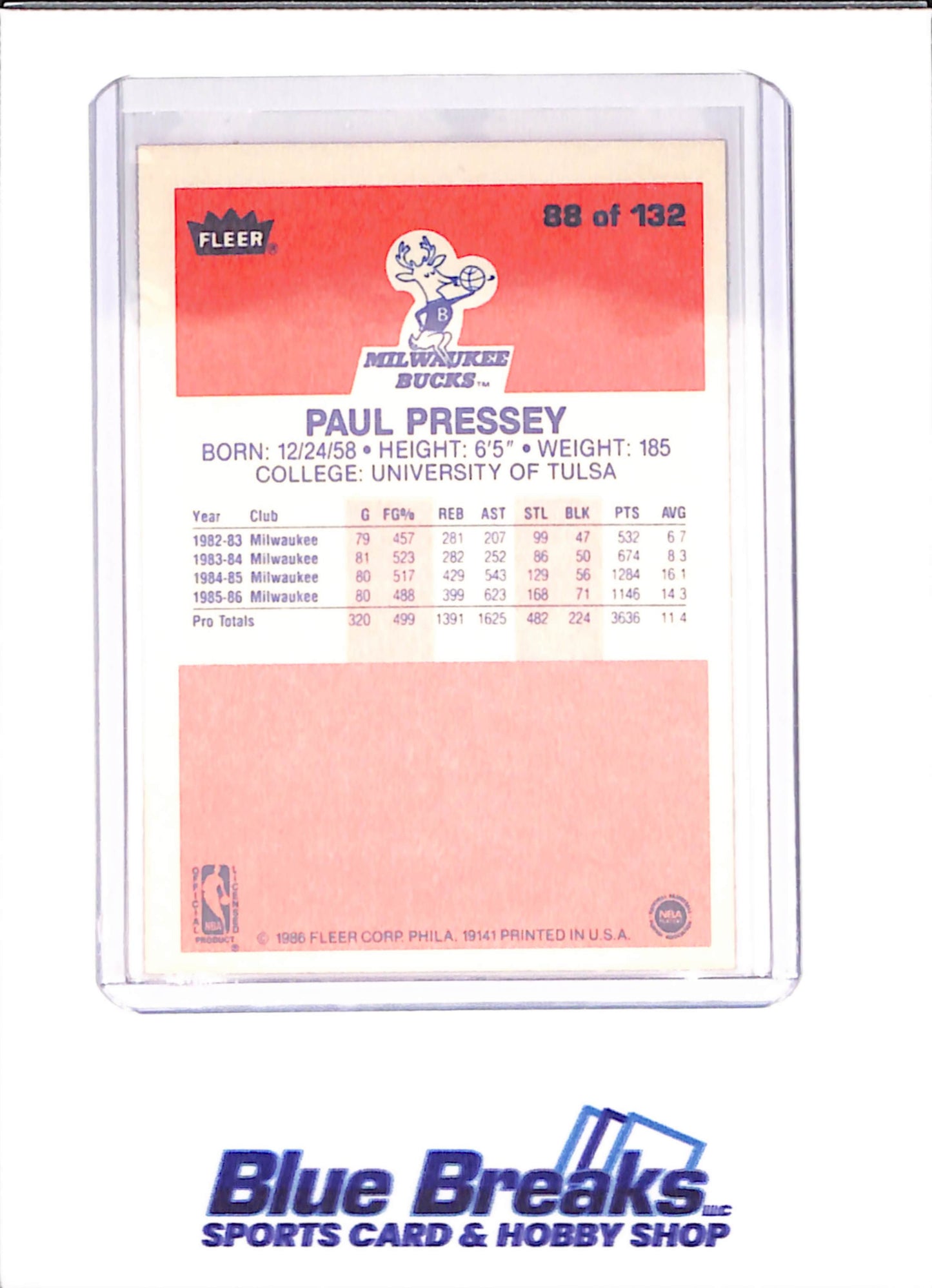 1986 Fleer Basketball Set 1-132 (No Stickers) - Michael Jordan - Complete Set