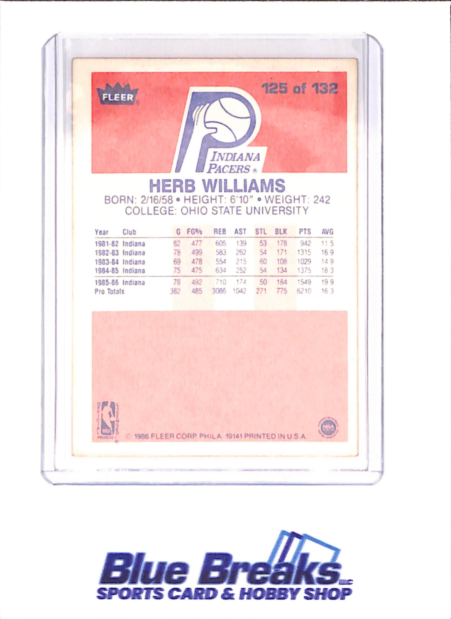 1986 Fleer Basketball Set 1-132 (No Stickers) - Michael Jordan - Complete Set