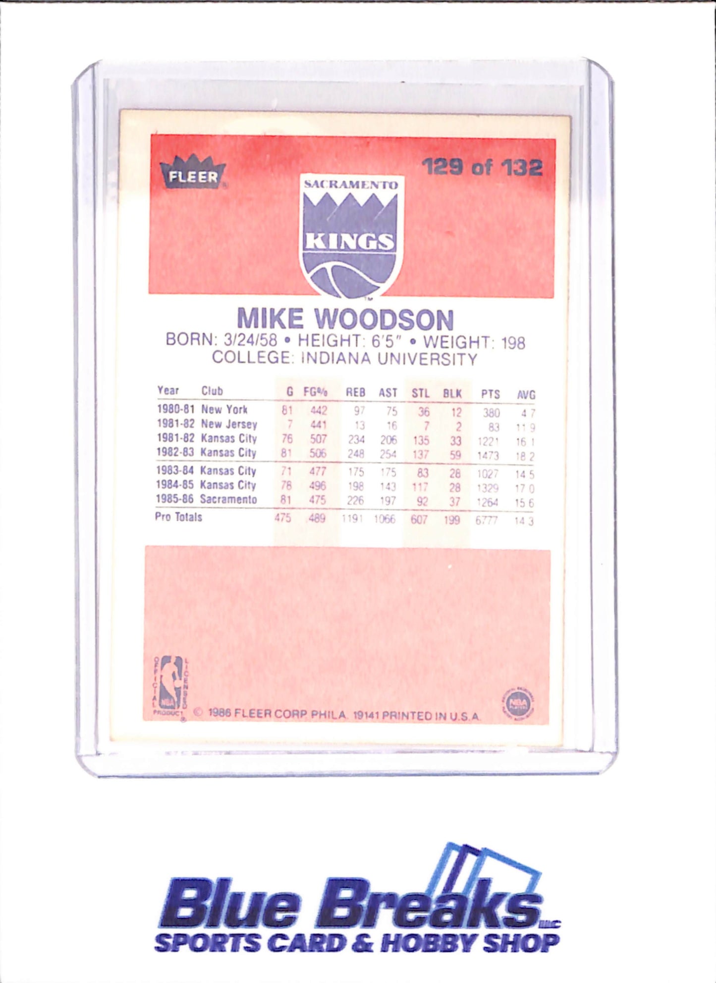 1986 Fleer Basketball Set 1-132 (No Stickers) - Michael Jordan - Complete Set