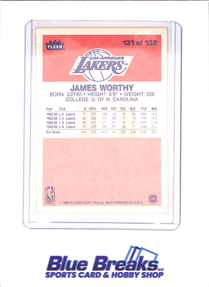 1986 Fleer Basketball Set 1-132 (No Stickers) - Michael Jordan - Complete Set