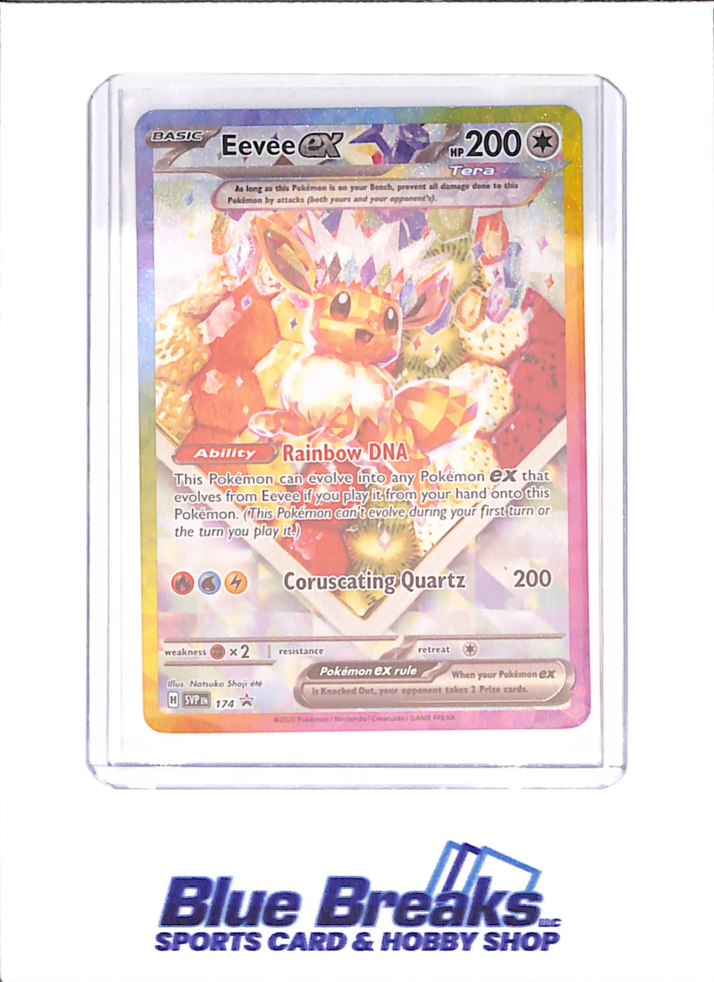 2025 Pokemon - Eevee ex - Prismatic Evolutions  - Black Star Promo - #174