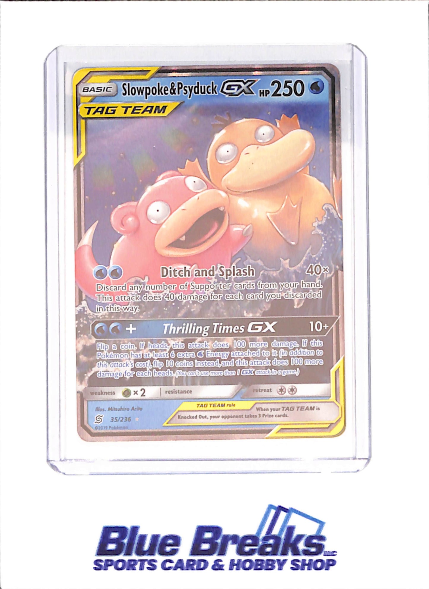 2019 Pokemon - Slowpoke & Psyduck GX - Tag Team - 35/236
