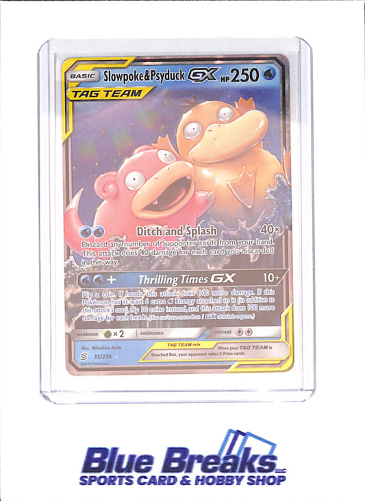 2019 Pokemon - Slowpoke & Psyduck GX - Tag Team - 35/236