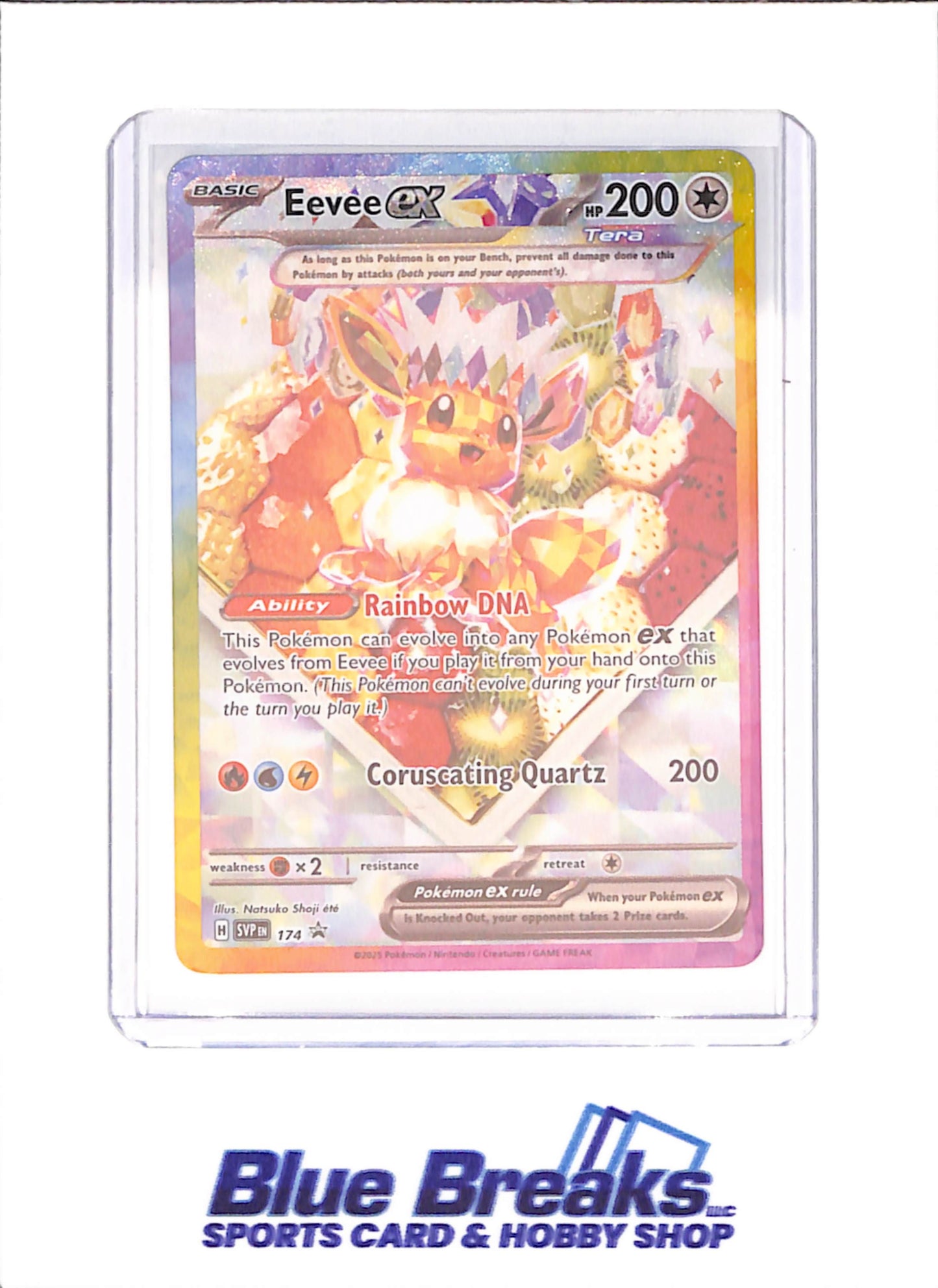 2025 Pokemon - Eevee ex - Prismatic Evolutions - Black Star Promo - #174 -