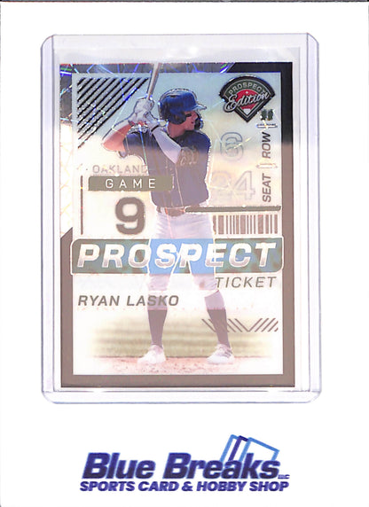 2024 Panini Prospect Edition - Ryan Lasko - 1/39 - Oakland Athletics - Baseball - #1