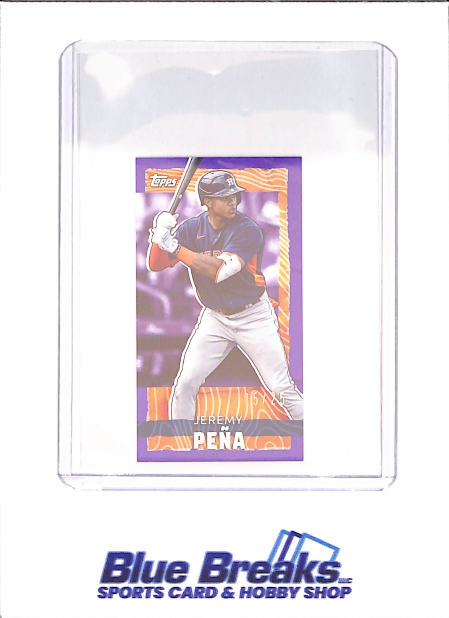 2023 Topps RIP - Jeremy Pena - Purple Exclusive Mini - 5/25 - Houston Astros - Baseball - #MRIP-JPE