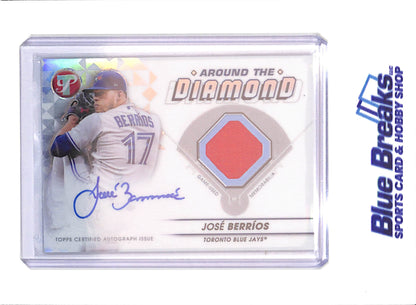 2023 Topps Pristine - Jose Berrios - Around the Diamond Autograph Relic - Toronto Blue Jays - Baseball - #ADR-JB