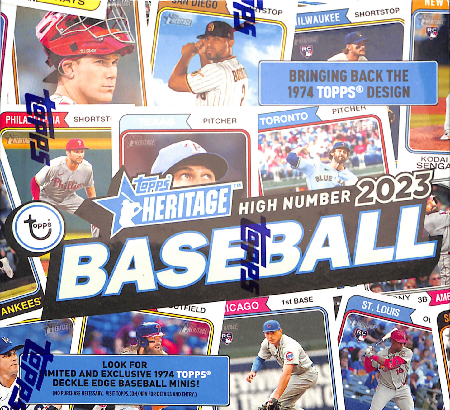 2023 Topps Heritage High Number Baseball Mega Box - Sealed Wax