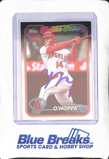 2024 Topps - Logan O'Hoppe - In Person Autograph - Los Angeles Angels - Baseball - Beckett Authentication - #298