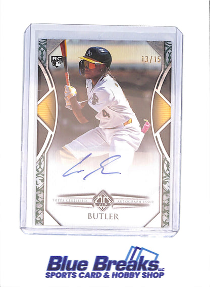 2024 Topps Transcendant VIP - Lawrence Butler - Autograph - RC - 13/15 - Oakland Athletics - Baseball - #VIP-LB