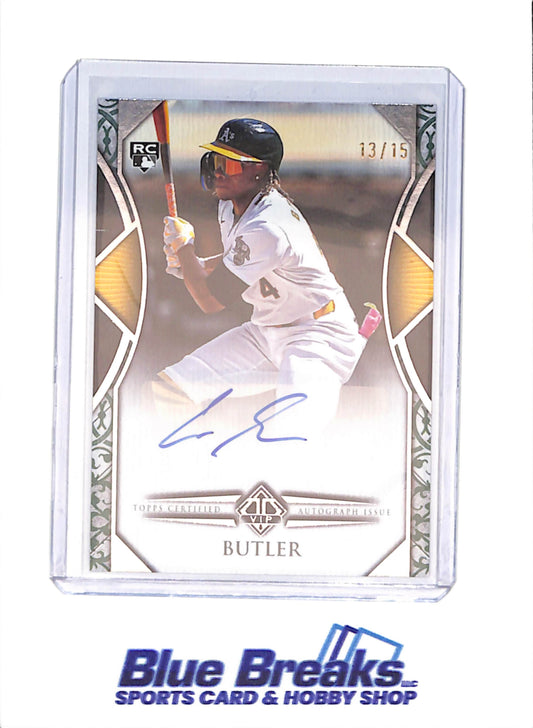 2024 Topps Transcendant VIP - Lawrence Butler - Autograph - RC - 13/15 - Oakland Athletics - Baseball - #VIP-LB