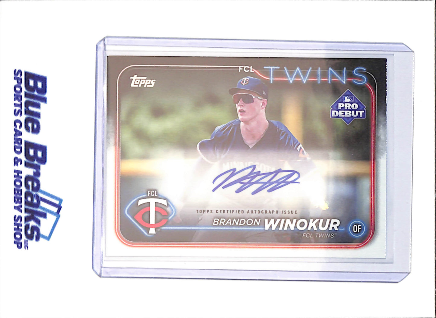 2024 Topps Pro Debut - Brandon Winokur - Autograph - FCL Twins - Baseball - #PD-116