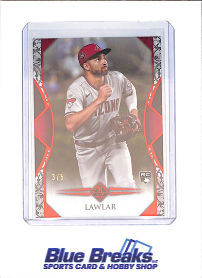 2024 Topps Transcendant VIP - Jordan Lawlar - RC - 3/5 - Arizona Diamondbacks - Baseball - #10