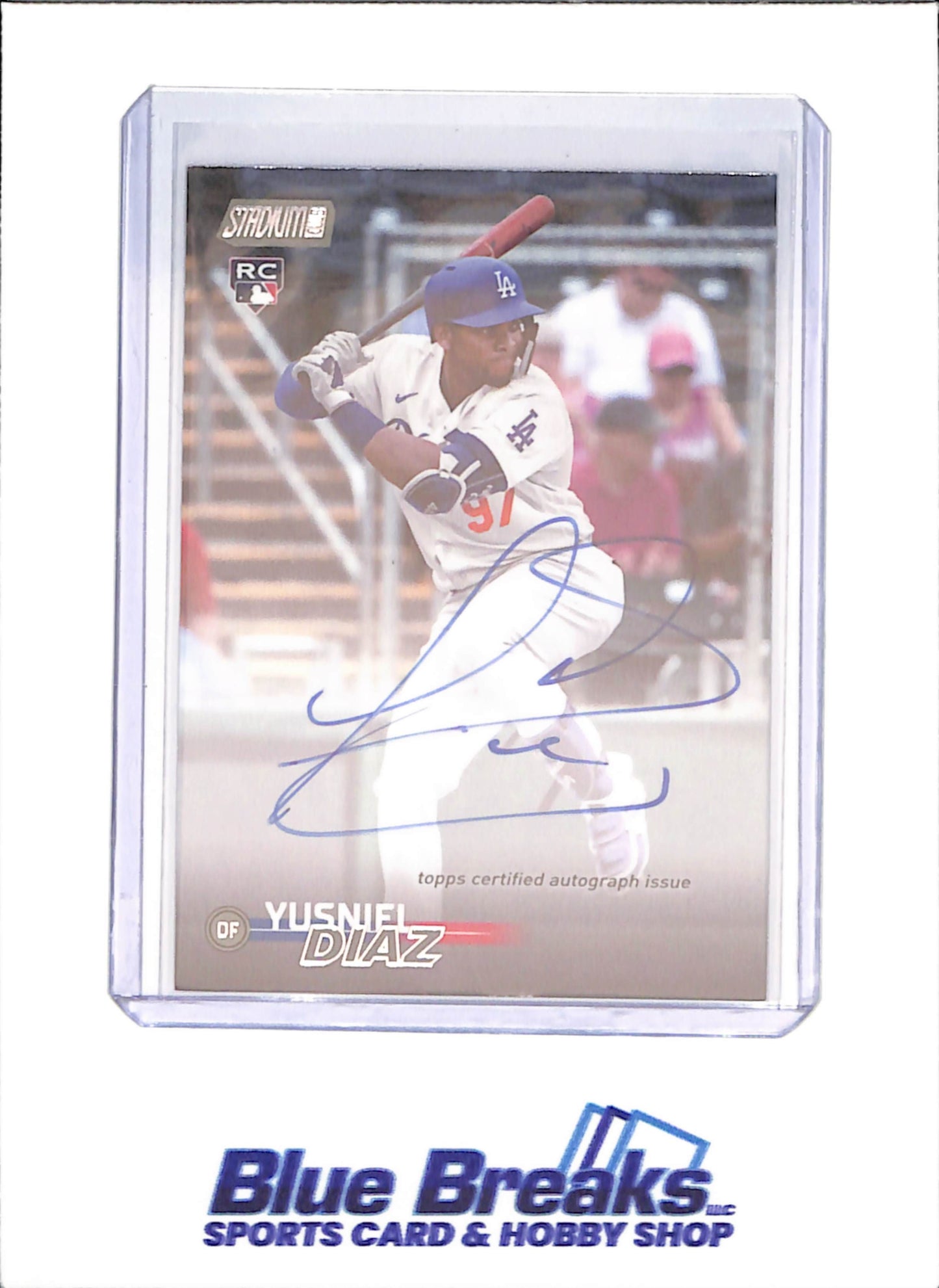 2023 Topps Stadium Club - Yusniel Diaz - Autograph - RC - Los Angeles Dodgers - Baseball - #SCBA-YD