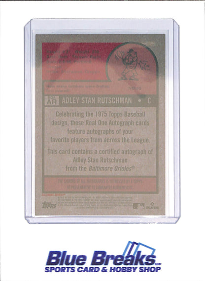 2024 Topps Heritage - Adley Rutschman - Autograph - Red Ink - 18/75 - Baltimore Orioles - Baseball - #ROAAR