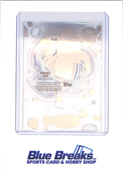 2025 Topps Signature Class - Marshall Faulk - Fluidity - St Louis Rams - Football - #F-21