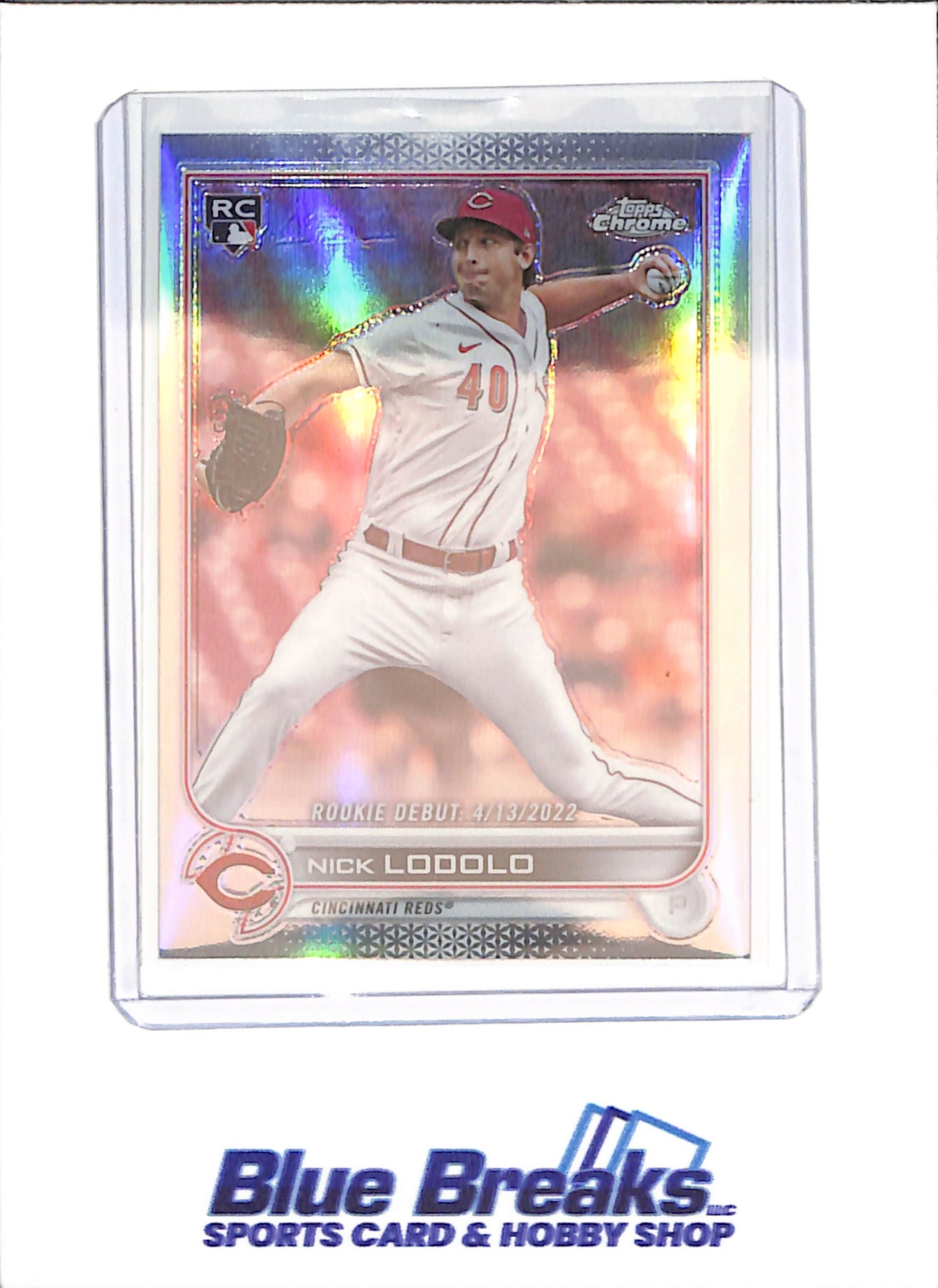 2022 Topps Chrome - Nick Lodolo - RC - 51/299 - Cincinnati Reds - Baseball - #USC65