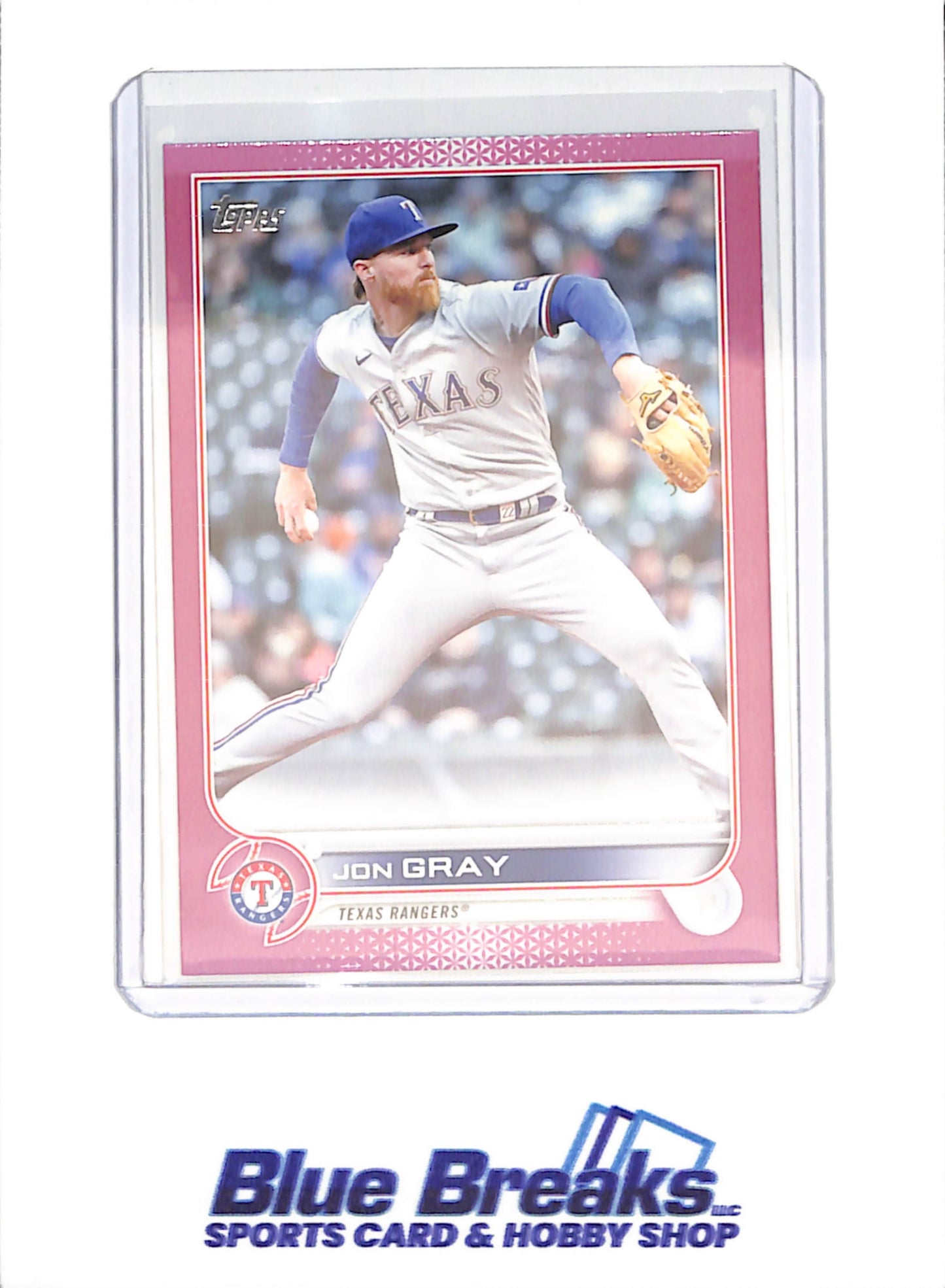 2022 Topps - Jon Gray - Pink - 46/50 - Texas Rangers - Baseball - #US163