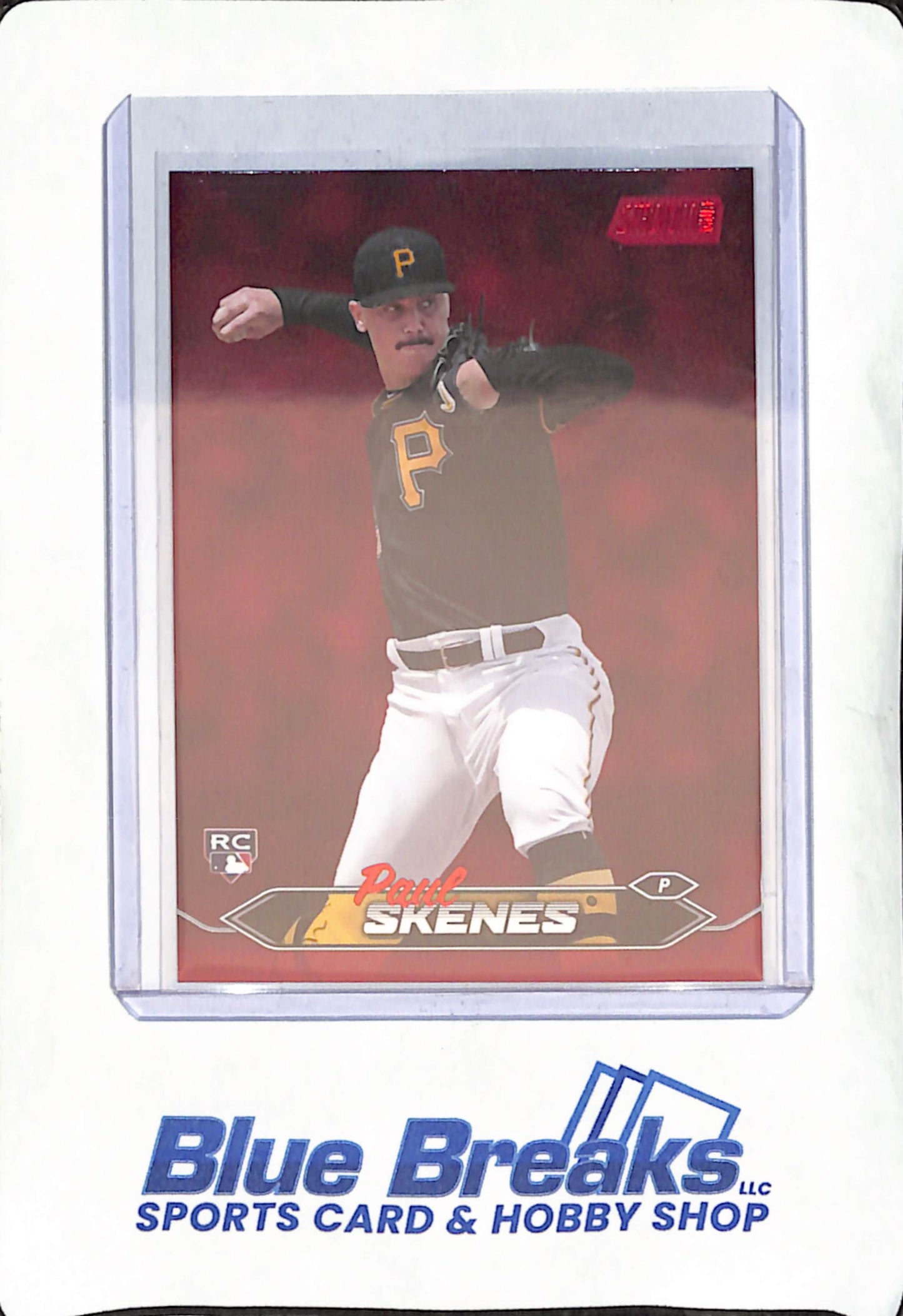2024 Topps Stadium Club - Paul Skenes - Red Foil - RC - Pittsburgh Pirates - Baseball - #237