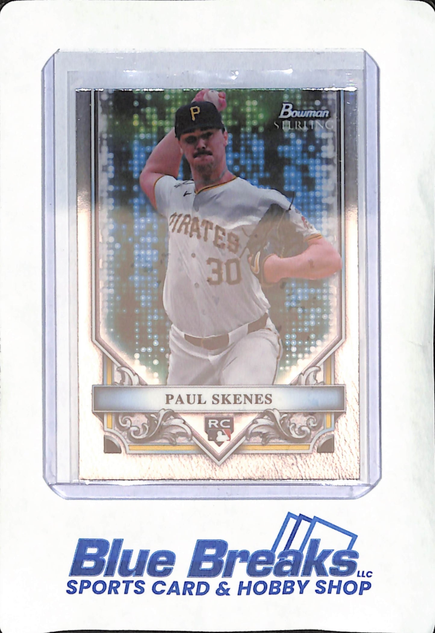 2024 Bowman Sterling - Paul Skenes - RC - Pittsburgh Pirates - Baseball - #BSR-30