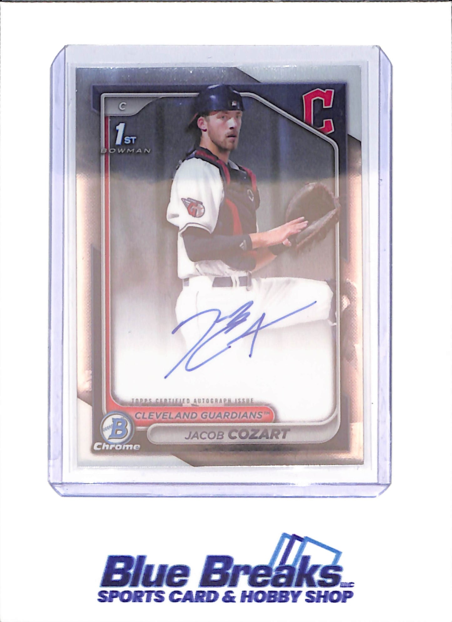 2024 Bowman - Jacob Cozart - 1st Bowman Chrome Autograph - Cleveland Guardians - Baseball - #CPA-JCO - drop