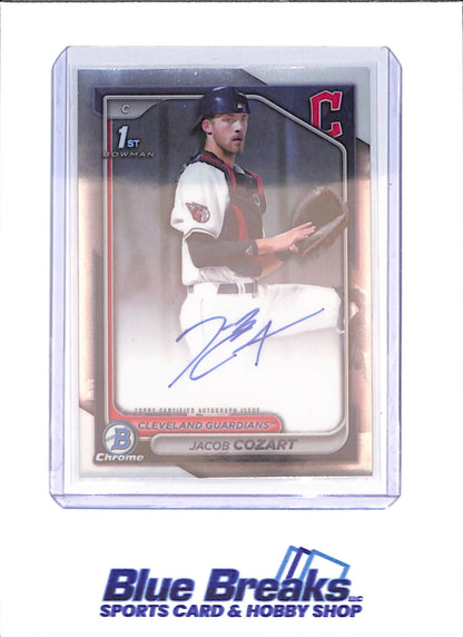 2024 Bowman - Jacob Cozart - 1st Bowman Chrome Autograph - Cleveland Guardians - Baseball - #CPA-JCO - drop