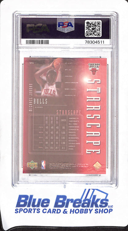 1999 Upper Deck - SPx Starscape - #ST1 - PSA 10 - basketball - Bulls