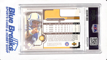 1998 Upper Deck - NFL Star Rookie - Peyton Manning - #1 - PSA 9 - football - Colts