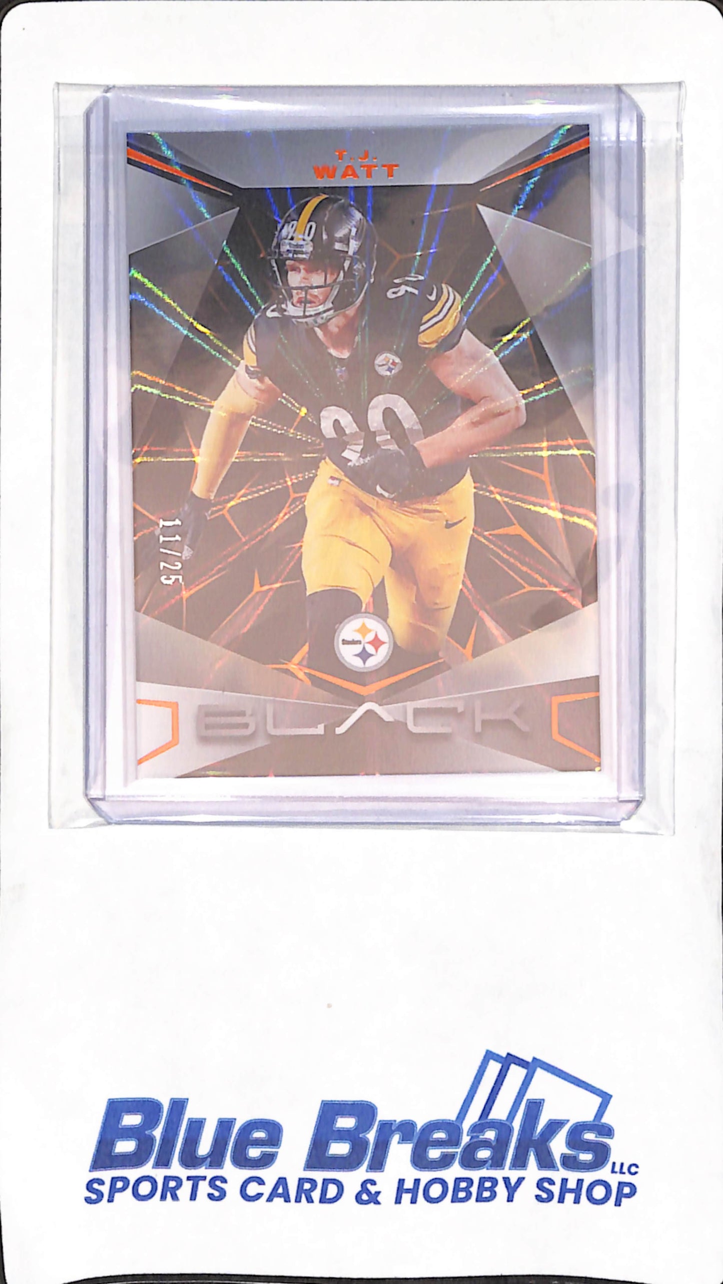2024 Panini - Black - TJ Watt - 11/15 - #88 - football - Steelers