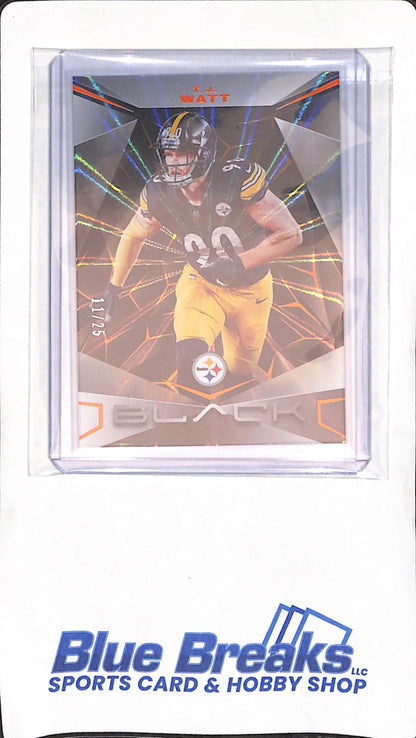 2024 Panini - Black - TJ Watt - 11/15 - #88 - football - Steelers