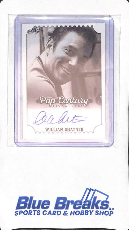 2016 Leaf Pop Century Signatures - William Shatner - auto - #BA-WS1 - entertainment